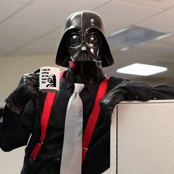 dark vador au bureau