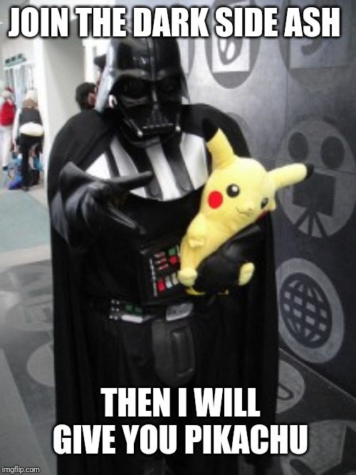 dark vador et pikachu