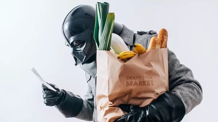 dark vador fait les courses