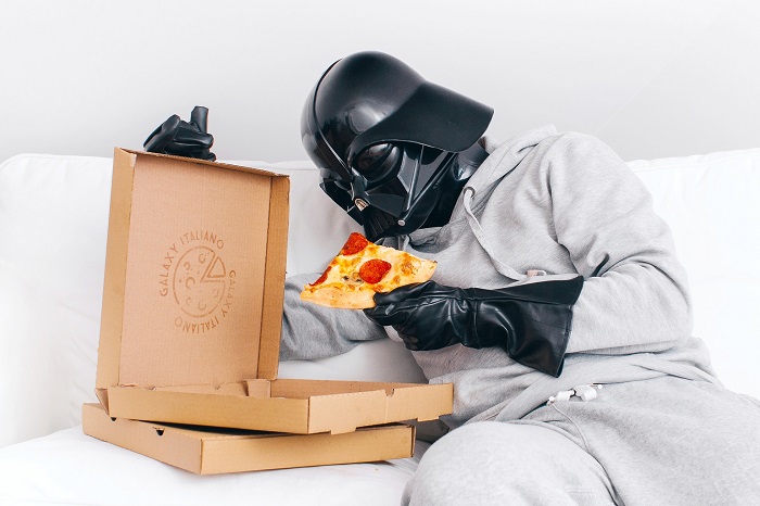 dark vador pizza