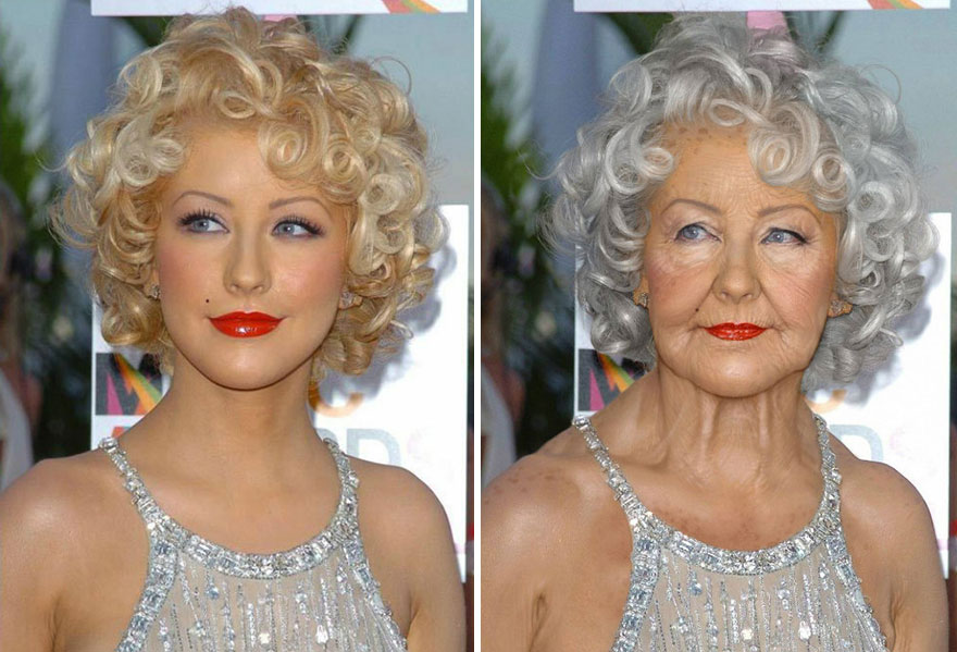 christina aguilera vieille