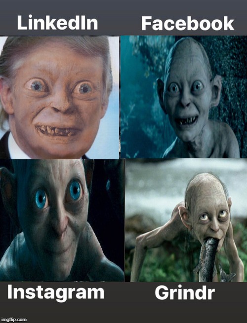 gollum reseau social