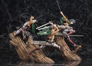 L'Attaque des Titans les statuettes Kotobukiya