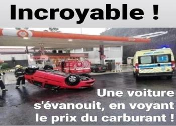 Humour augmentation prix du carburant