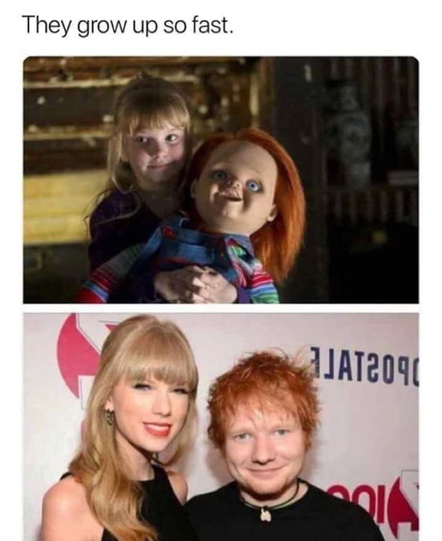 Chucky Taylor Swift et Ed Sheeran