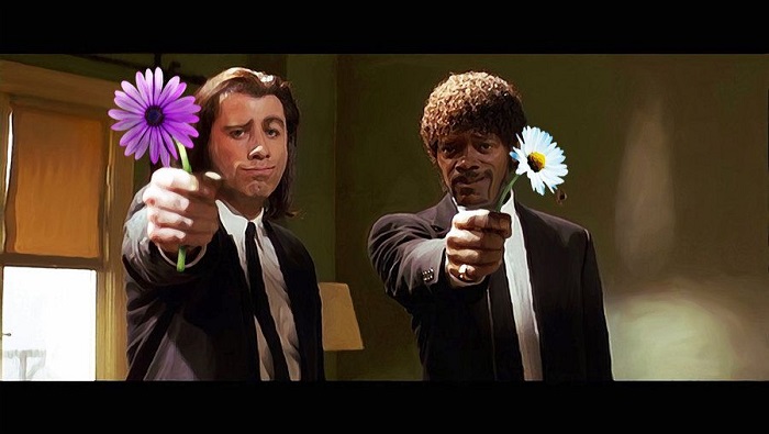 Pulp Fiction version Flower power