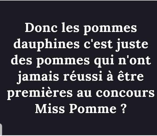 image drole pommes dauphines
