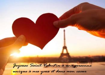 Message pour la Saint-Valentin