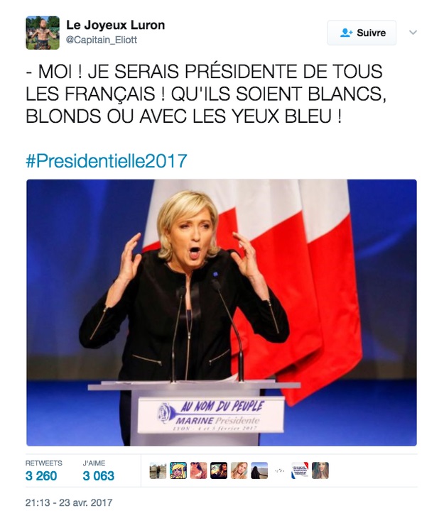 Marine Le Pen humour