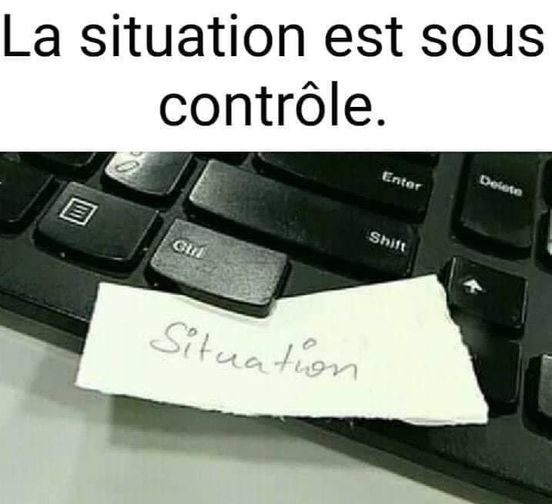 image drole situation sous controle