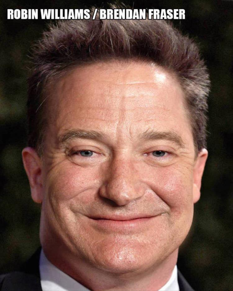 Robin Williams et Brendan Fraser