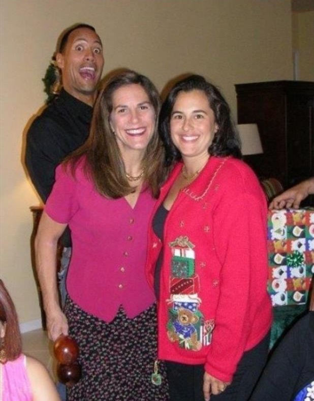 photobomb The Rock