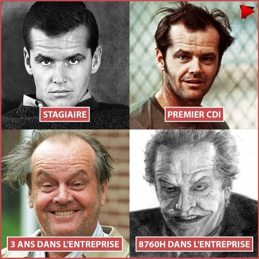 Humour Jack Nicholson et le monde du travail