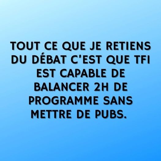 Humour debat presidentiel