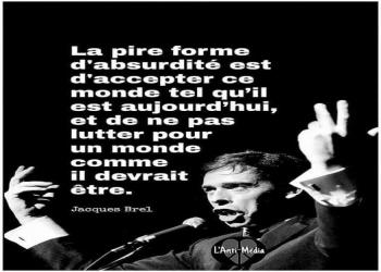 Jacques Brel et l'absurdité