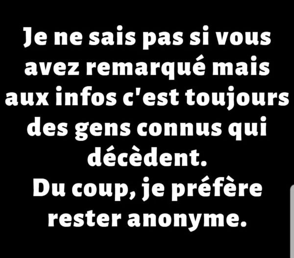 image drole rester anonyme