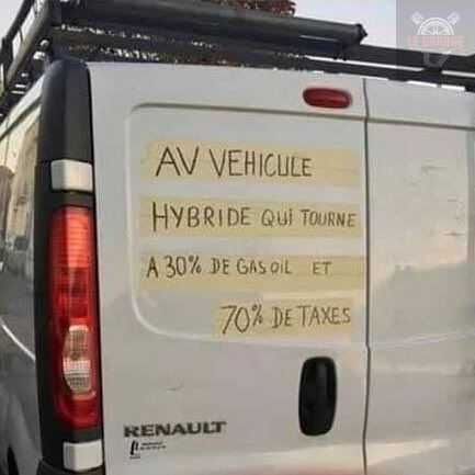 Hybride Gasoil et Taxes