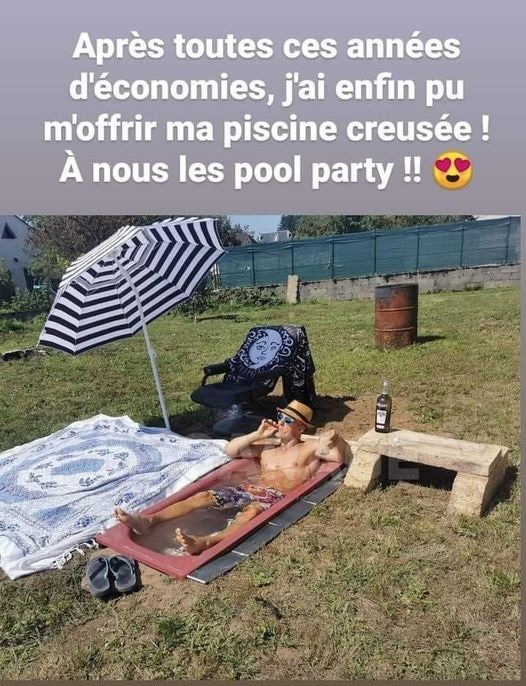 image drole enfin une piscine pour moi