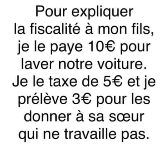 image drole fiscalite pour les nuls