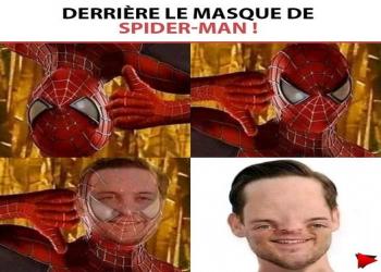 Derrière le masque de Spider-Man