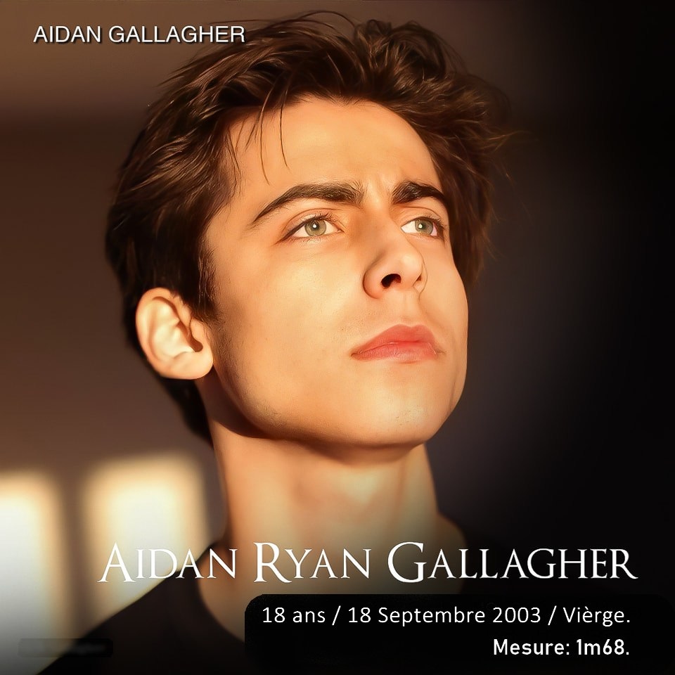 Aidan Ryan Gallagher 18 09 2003 Vierge