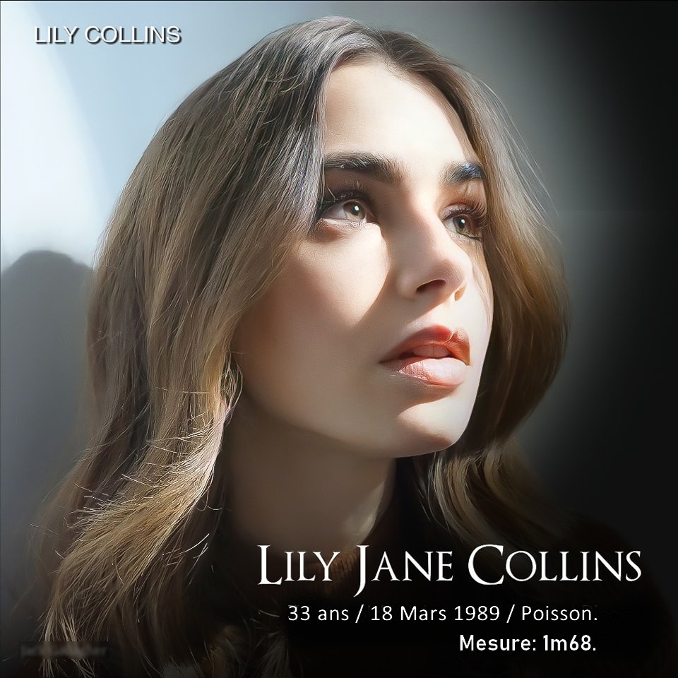 Lilly Jane Collins 18 03 1989 Poisson