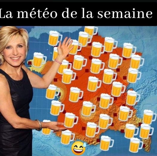 Humour Évelyne Dheliat et la canicule