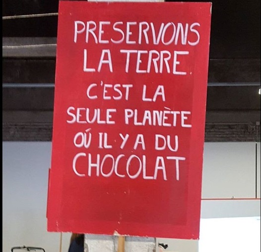 image drole Terre et chocolat