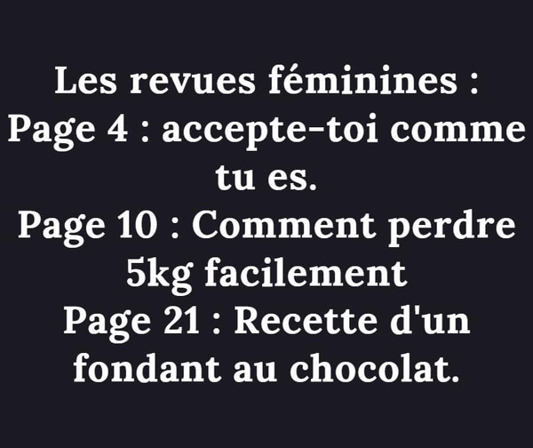 image drole Revues Feminines