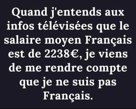 Salaire moyen en France