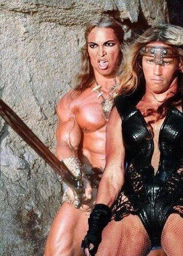 Beyonce et Arnold Schwarzenegger