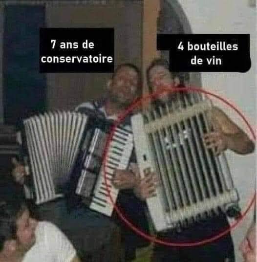alcool et accordeon