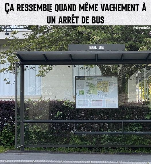 humour arret de bus