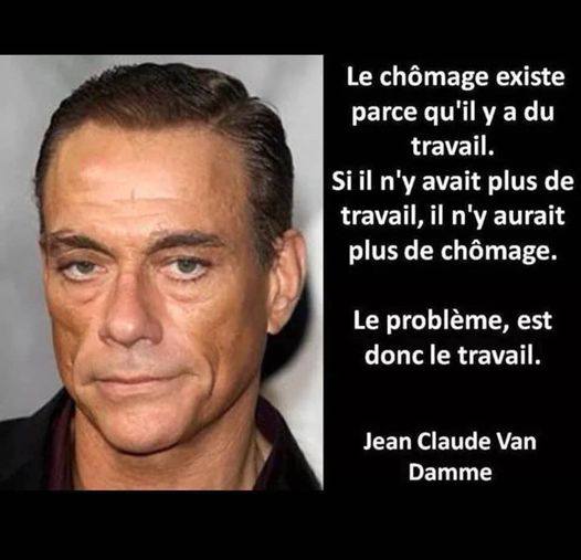 Jean Claude Van Damme et le travail