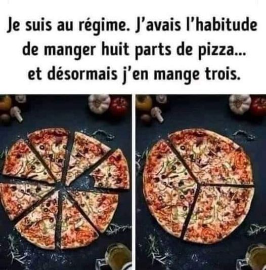regime et pizza