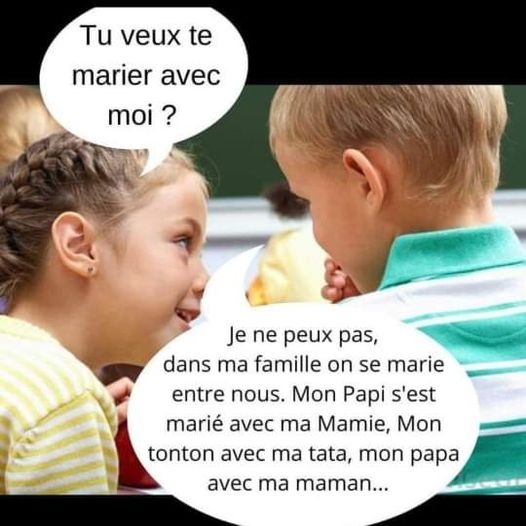 image drole mariage et les enfants